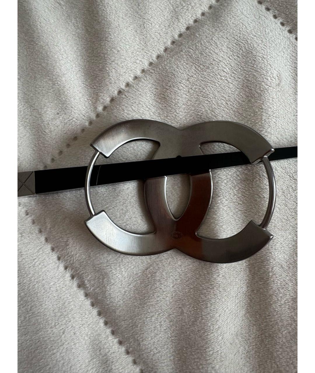 CHANEL Черная заколка, фото 3