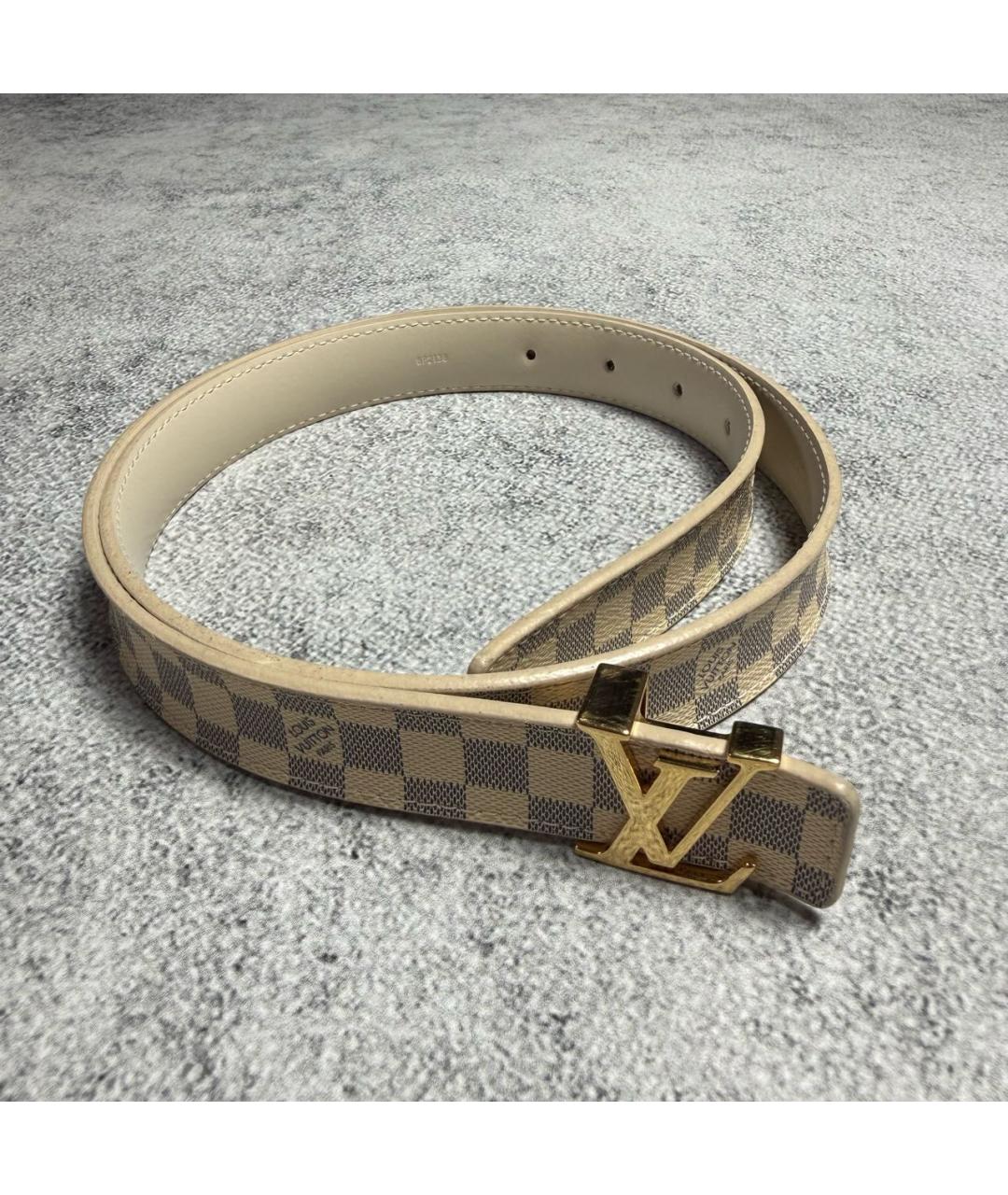 LOUIS VUITTON Бежевый ремень, фото 8