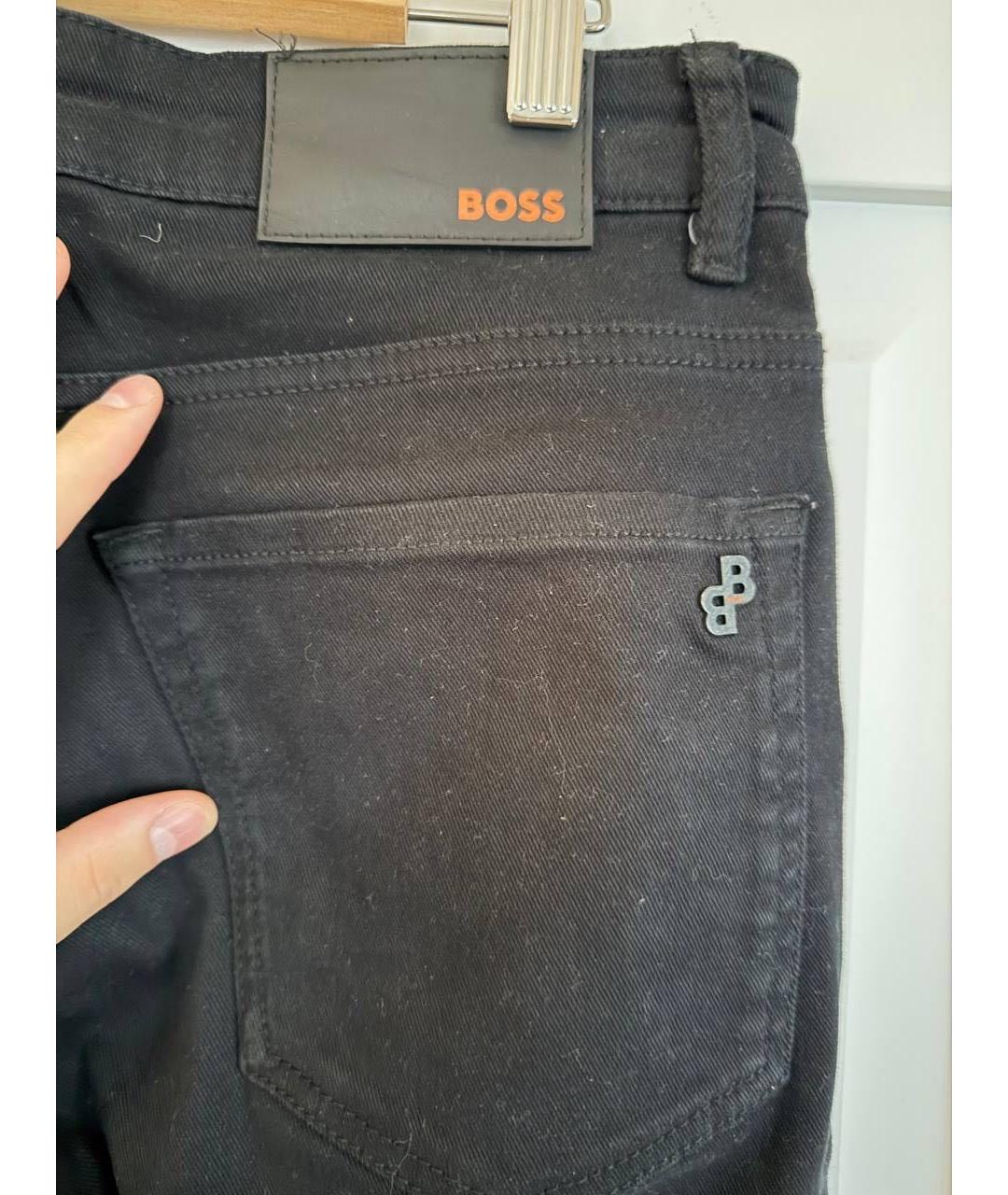 HUGO BOSS Черные прямые джинсы, фото 4
