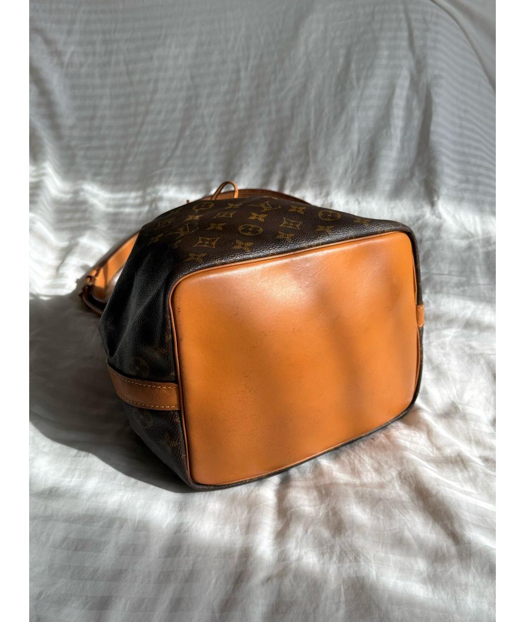 LOUIS VUITTON Коричневая сумка через плечо из канвы, фото 3