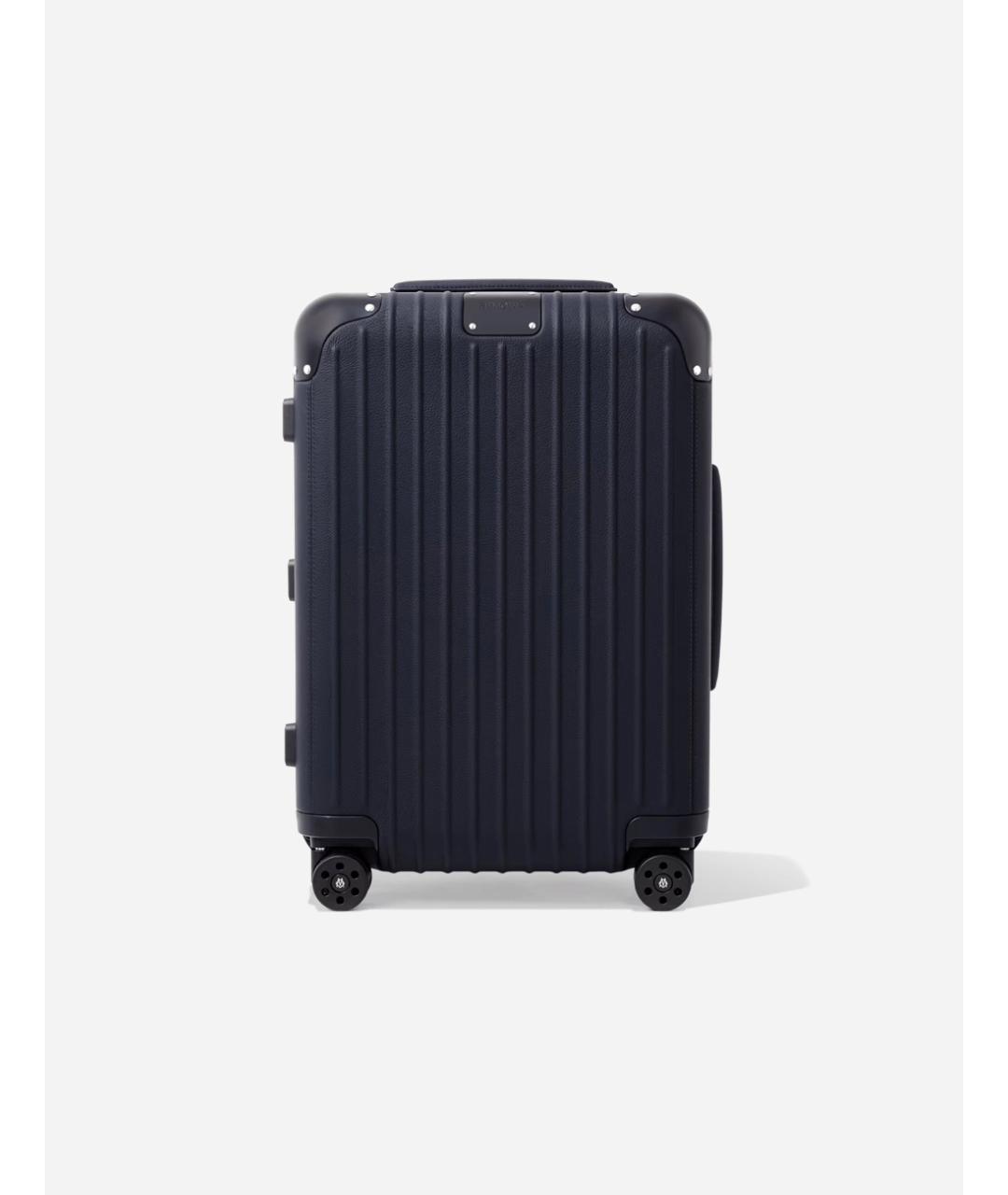 Rimowa Синий кожаный чемодан, фото 8