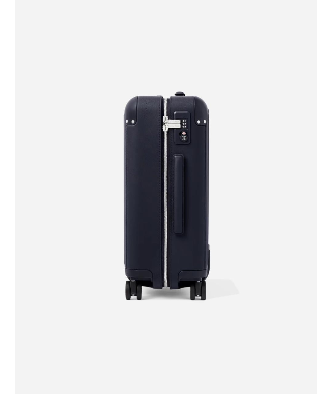 Rimowa Синий кожаный чемодан, фото 2