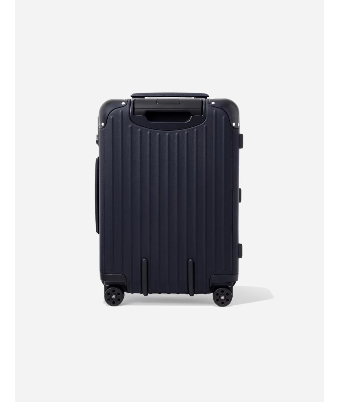 Rimowa Синий кожаный чемодан, фото 3