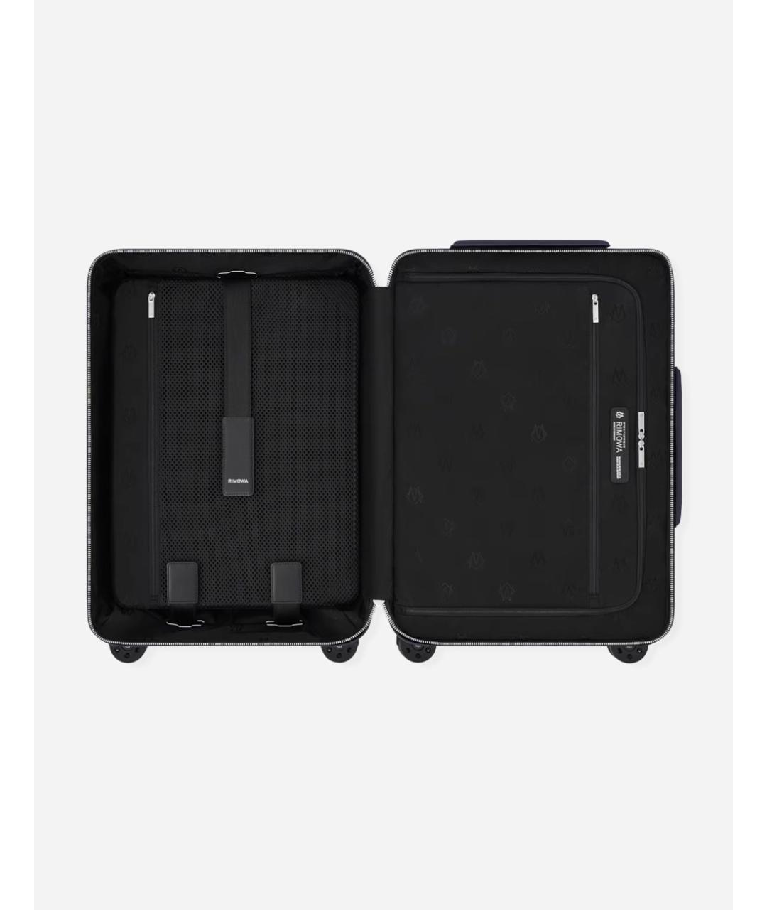 Rimowa Синий кожаный чемодан, фото 6