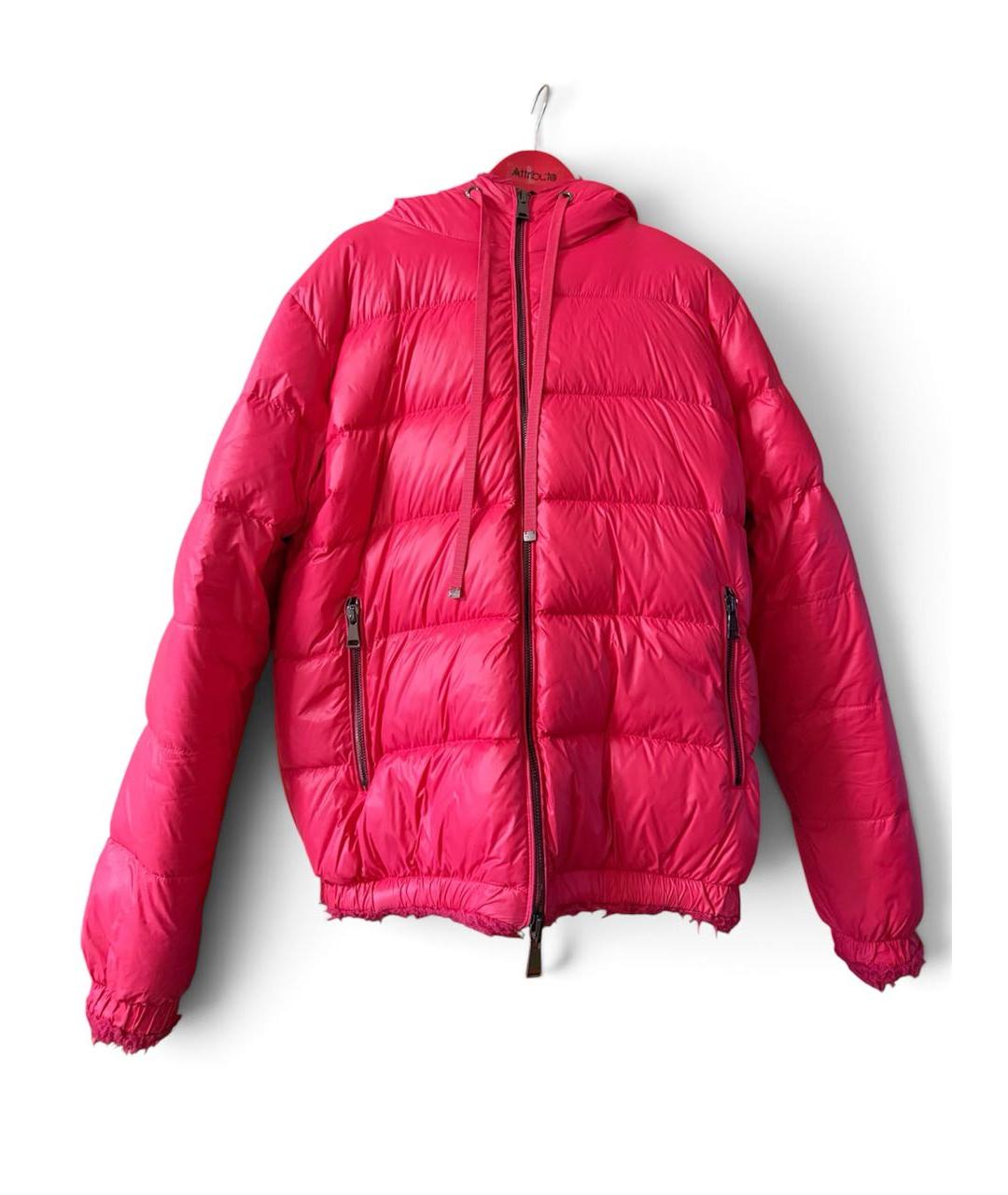 MONCLER Розовый пуховик, фото 8