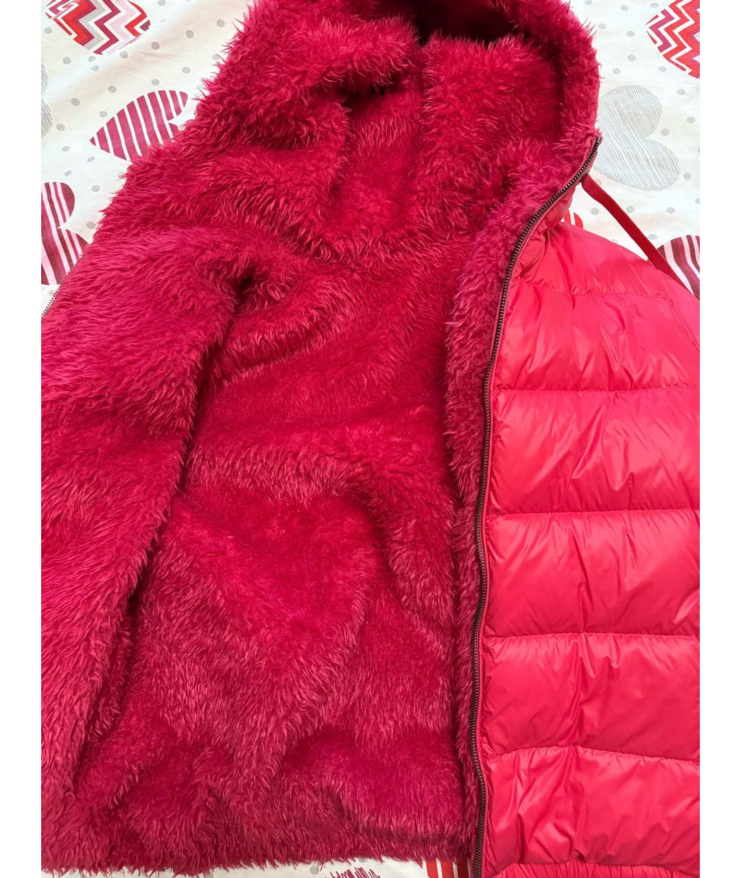 MONCLER Розовый пуховик, фото 5
