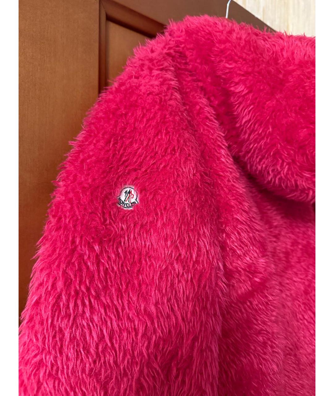 MONCLER Розовый пуховик, фото 7
