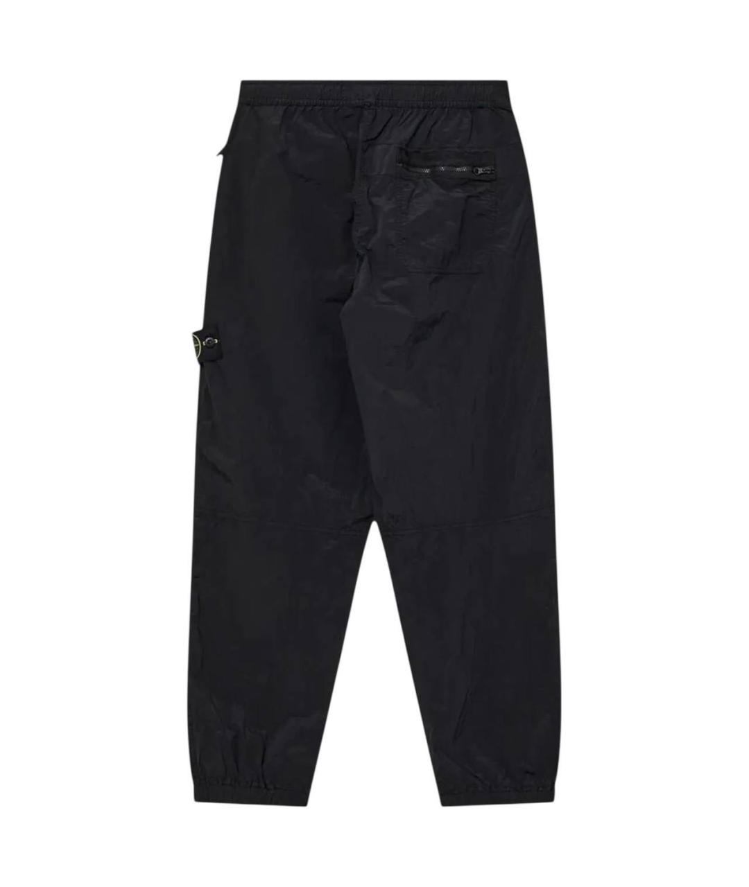 STONE ISLAND Голубые нейлоновые повседневные брюки, фото 2