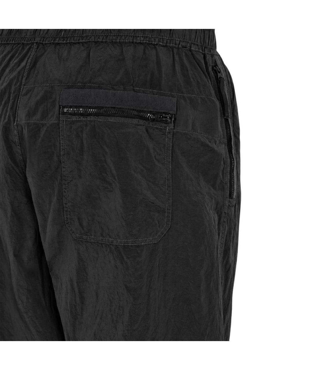 STONE ISLAND Голубые нейлоновые повседневные брюки, фото 3