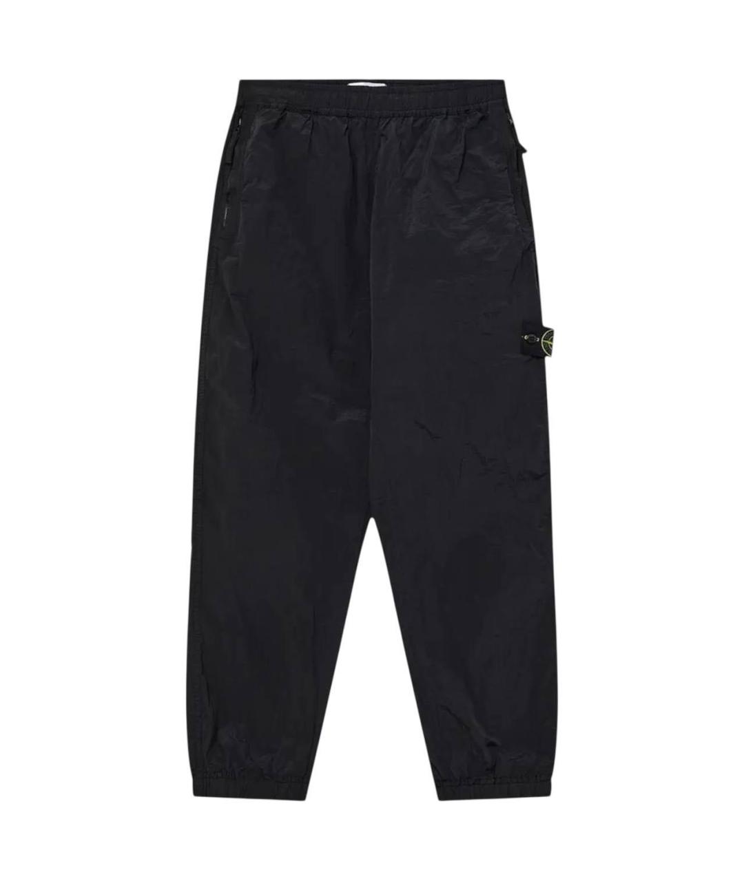 STONE ISLAND Голубые нейлоновые повседневные брюки, фото 1