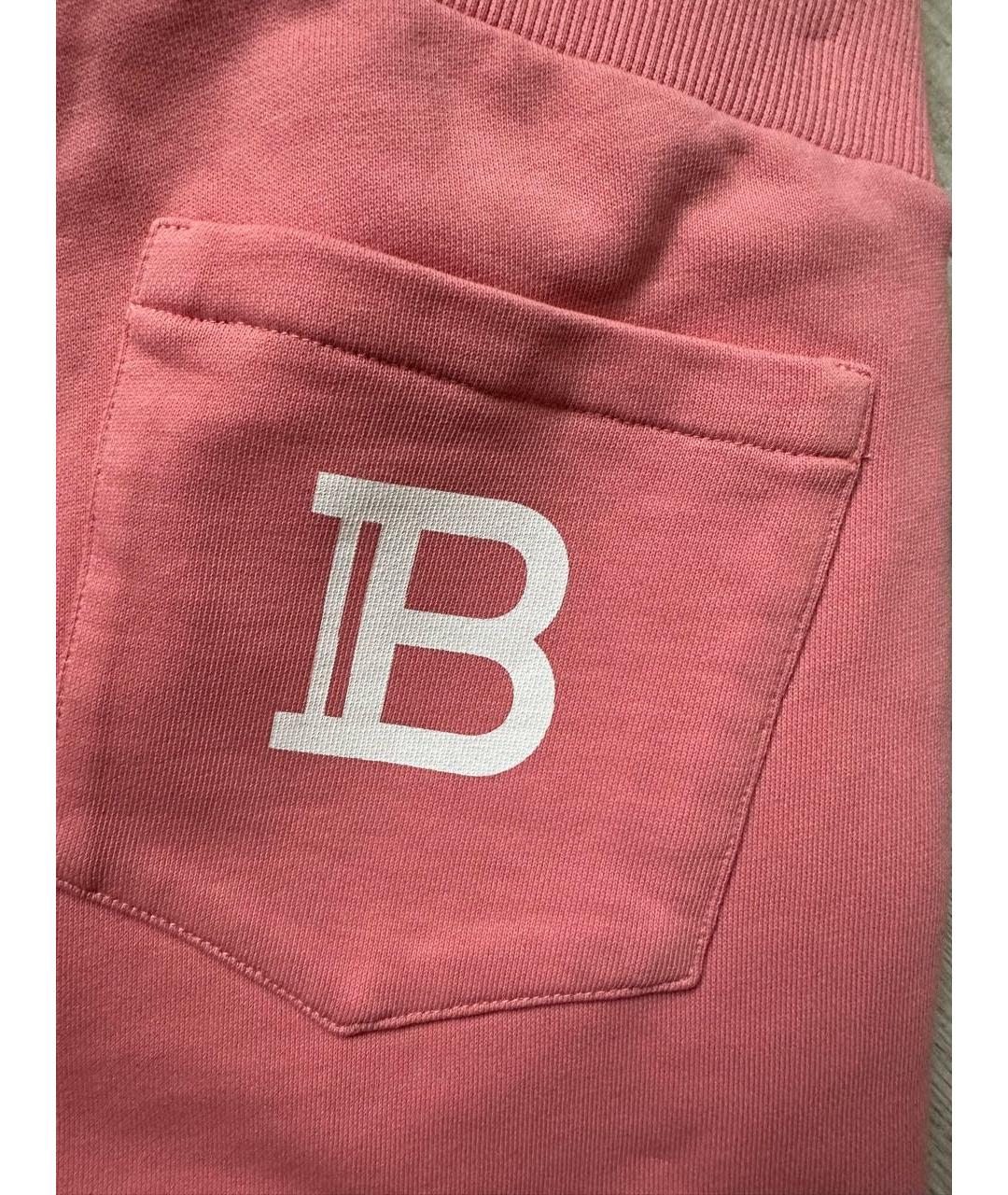 BALMAIN Коралловый хлопковый спортивные костюмы, фото 5