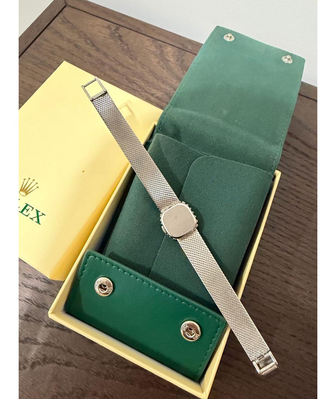 ROLEX Серебряные часы из белого золота, фото 2