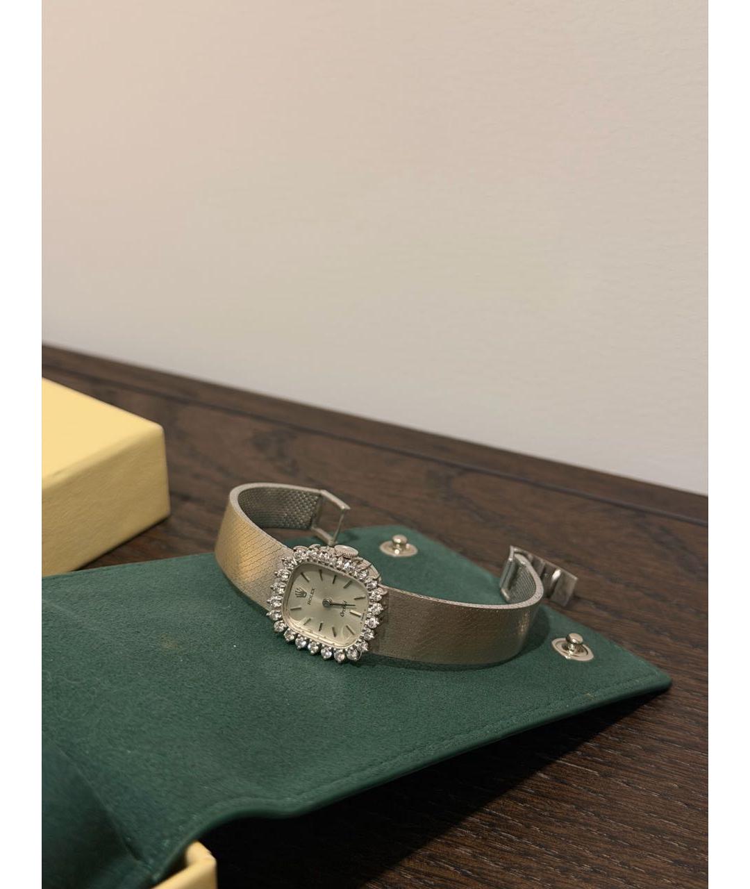 ROLEX Серебряные часы из белого золота, фото 3
