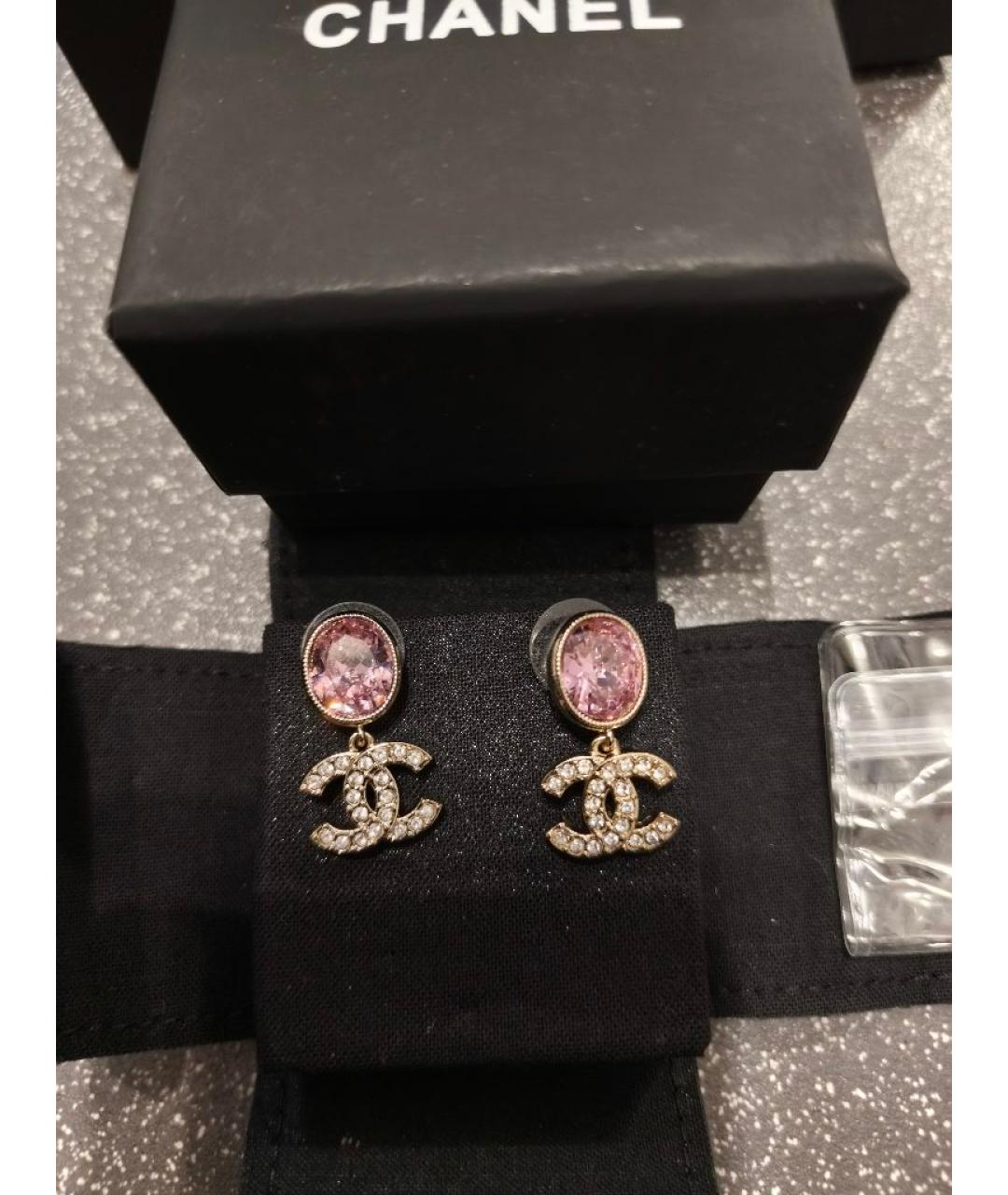 CHANEL Золотые серьги, фото 4