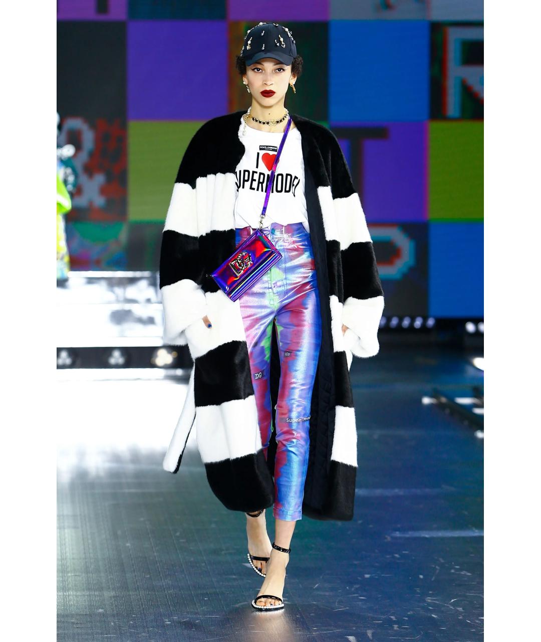 DOLCE&GABBANA Черная шуба, фото 8