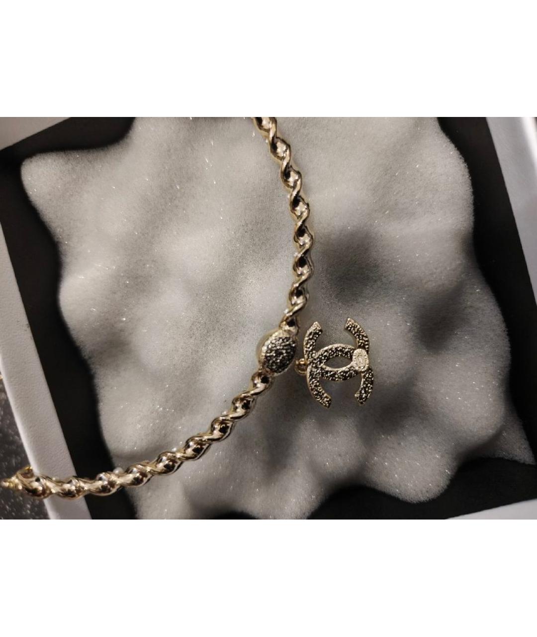 CHANEL Золотое колье, фото 3