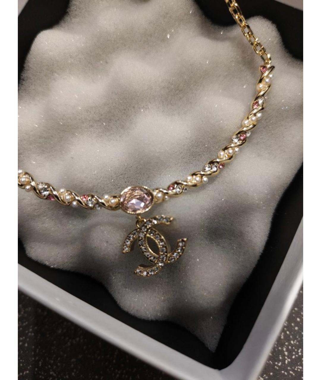 CHANEL Золотое колье, фото 2