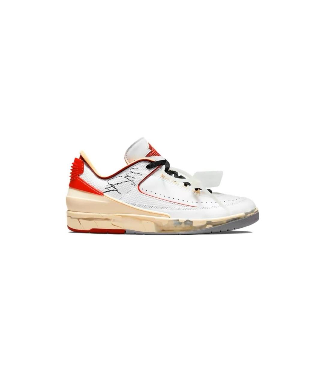 OFF-WHITE Белые кожаные кроссовки, фото 5