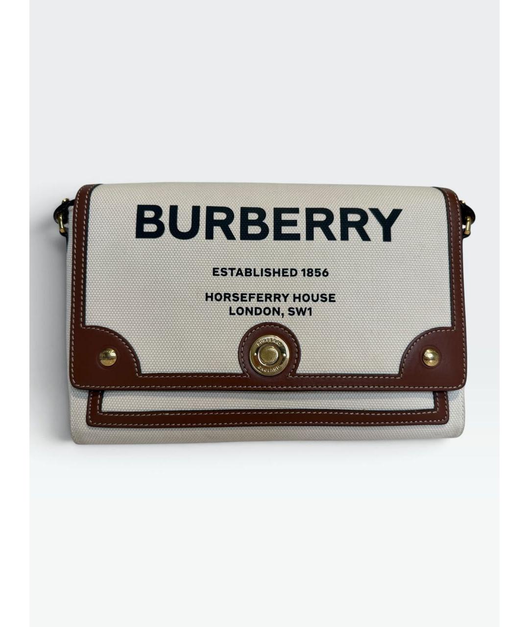 BURBERRY Коричневая сумка через плечо, фото 5