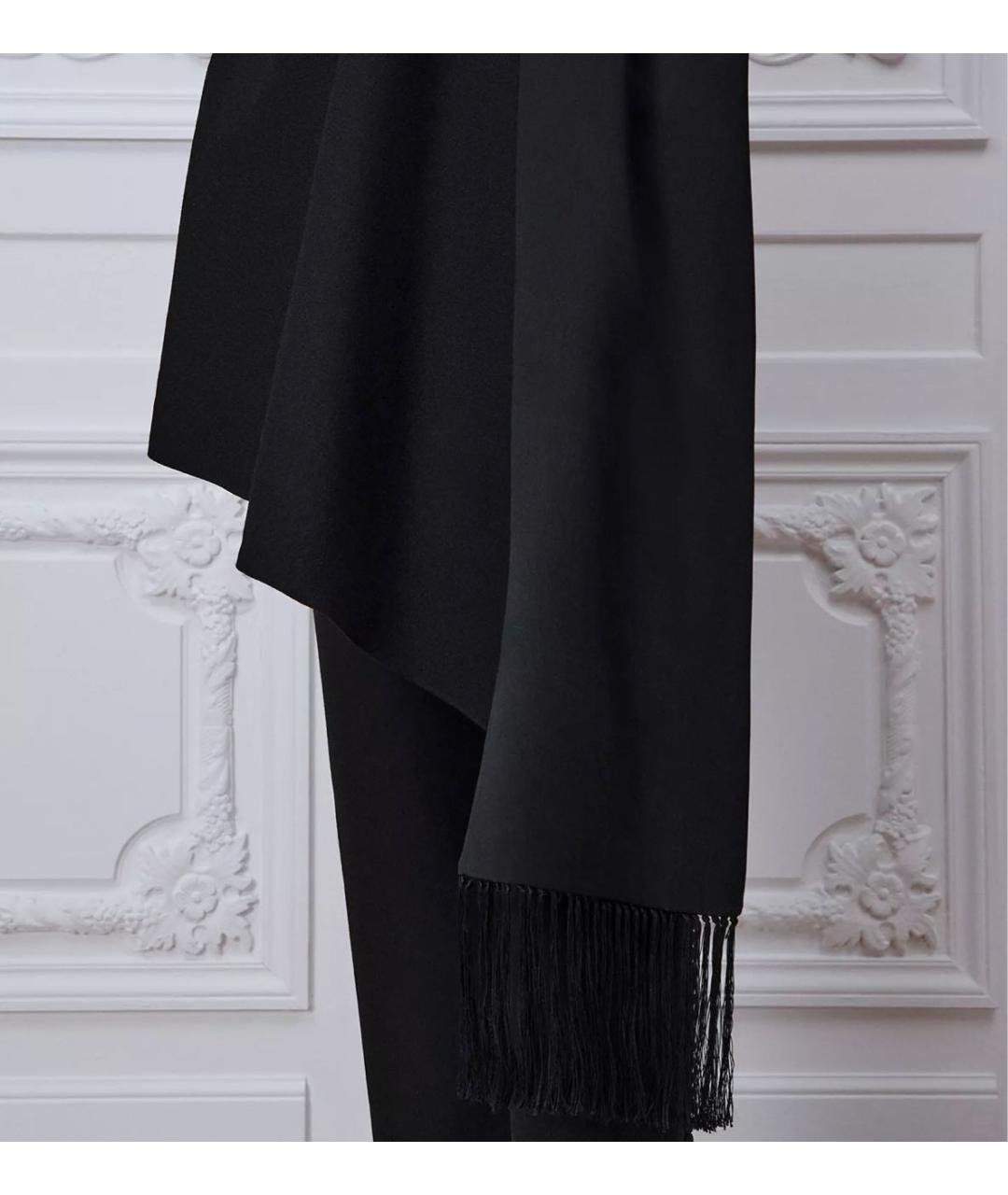 CHRISTIAN DIOR Черное шерстяное вечернее платье, фото 4
