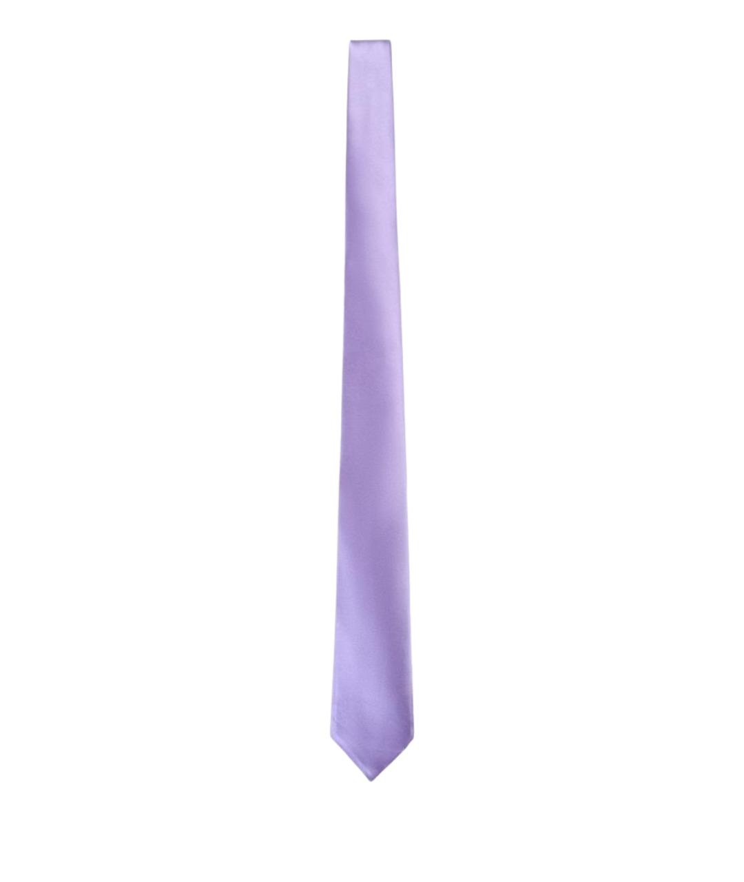 KITON Фиолетовый шелковый галстук, фото 1