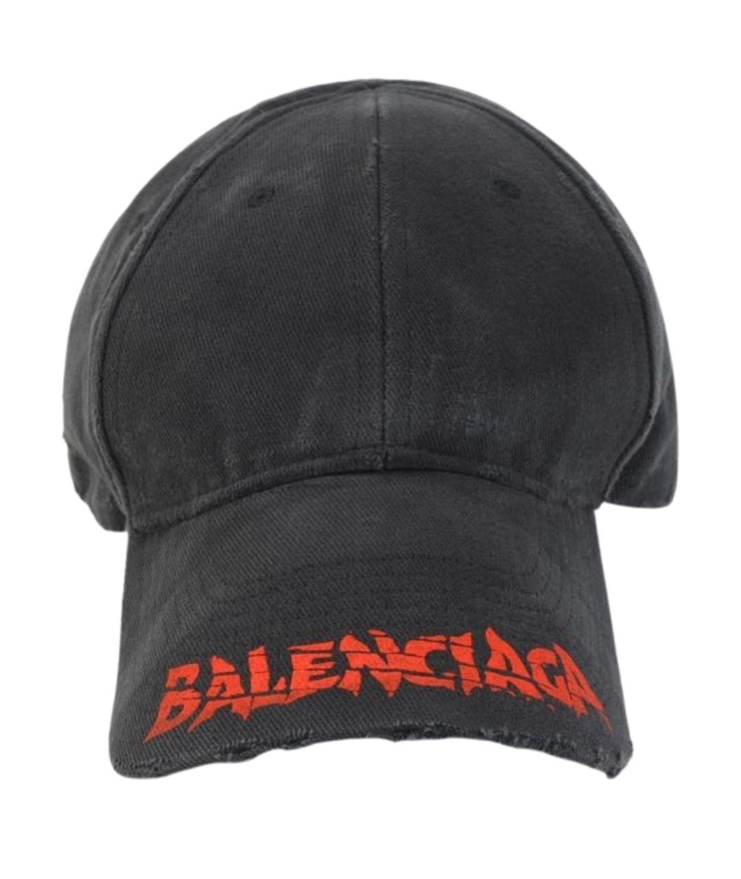 BALENCIAGA Серая хлопковая кепка/бейсболка, фото 1