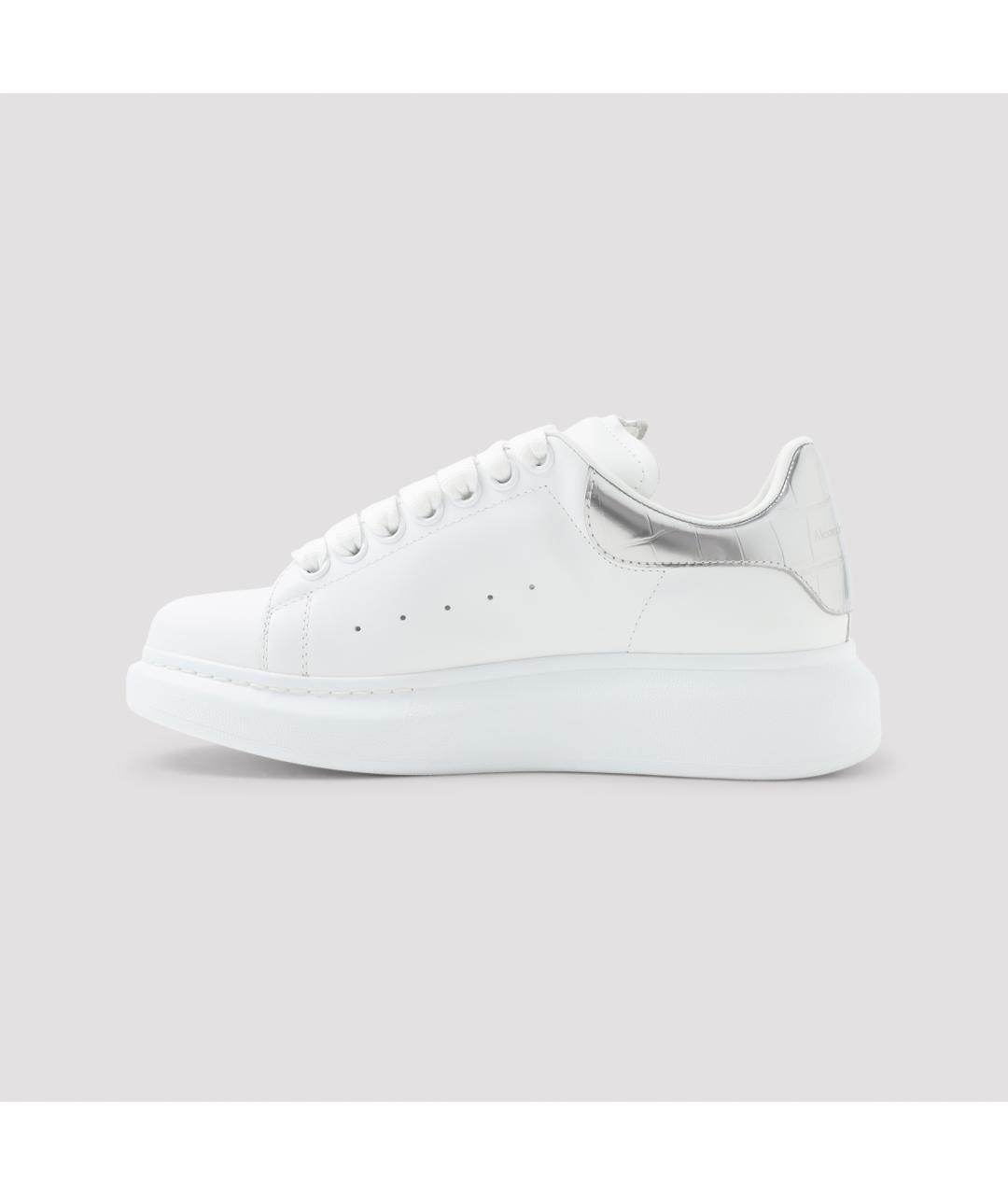 ALEXANDER MCQUEEN Белые кожаные кроссовки, фото 2