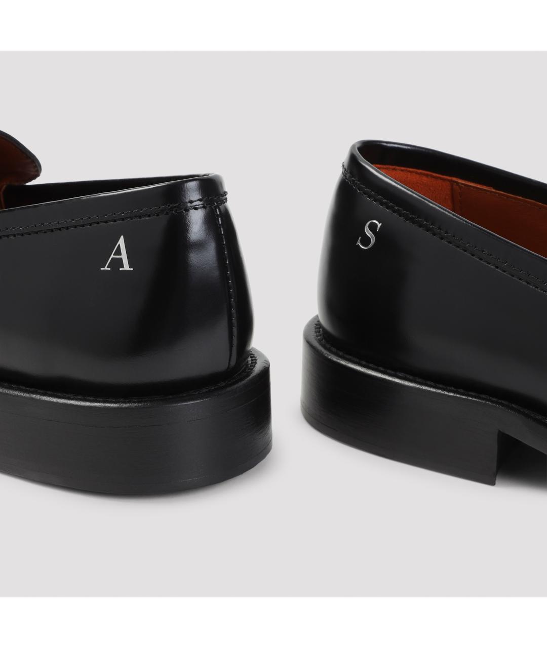 ACNE STUDIOS Черные кожаные лоферы, фото 5