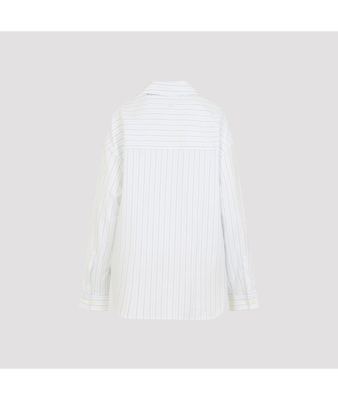 JACQUEMUS Белая хлопковая рубашка, фото 2