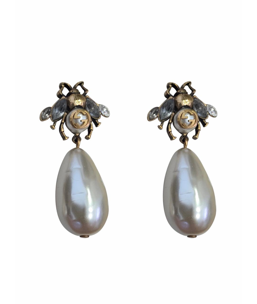 GUCCI Латунные серьги, фото 1