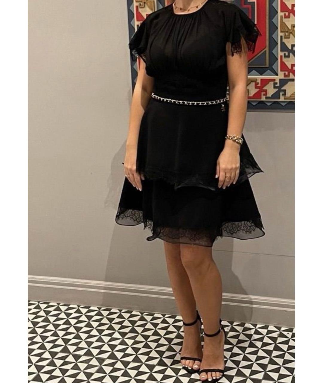 ELISABETTA FRANCHI Черное вечернее платье, фото 3