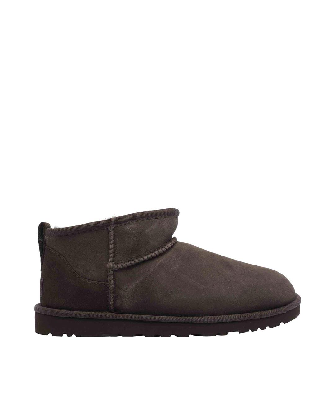 UGG Коричневые замшевые низкие ботинки, фото 1