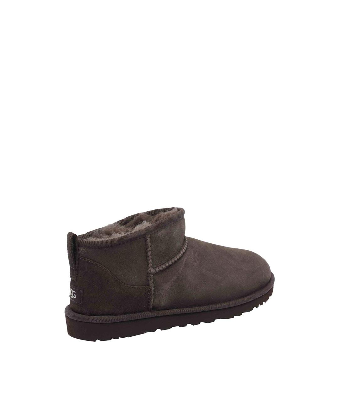 UGG Коричневые замшевые низкие ботинки, фото 3