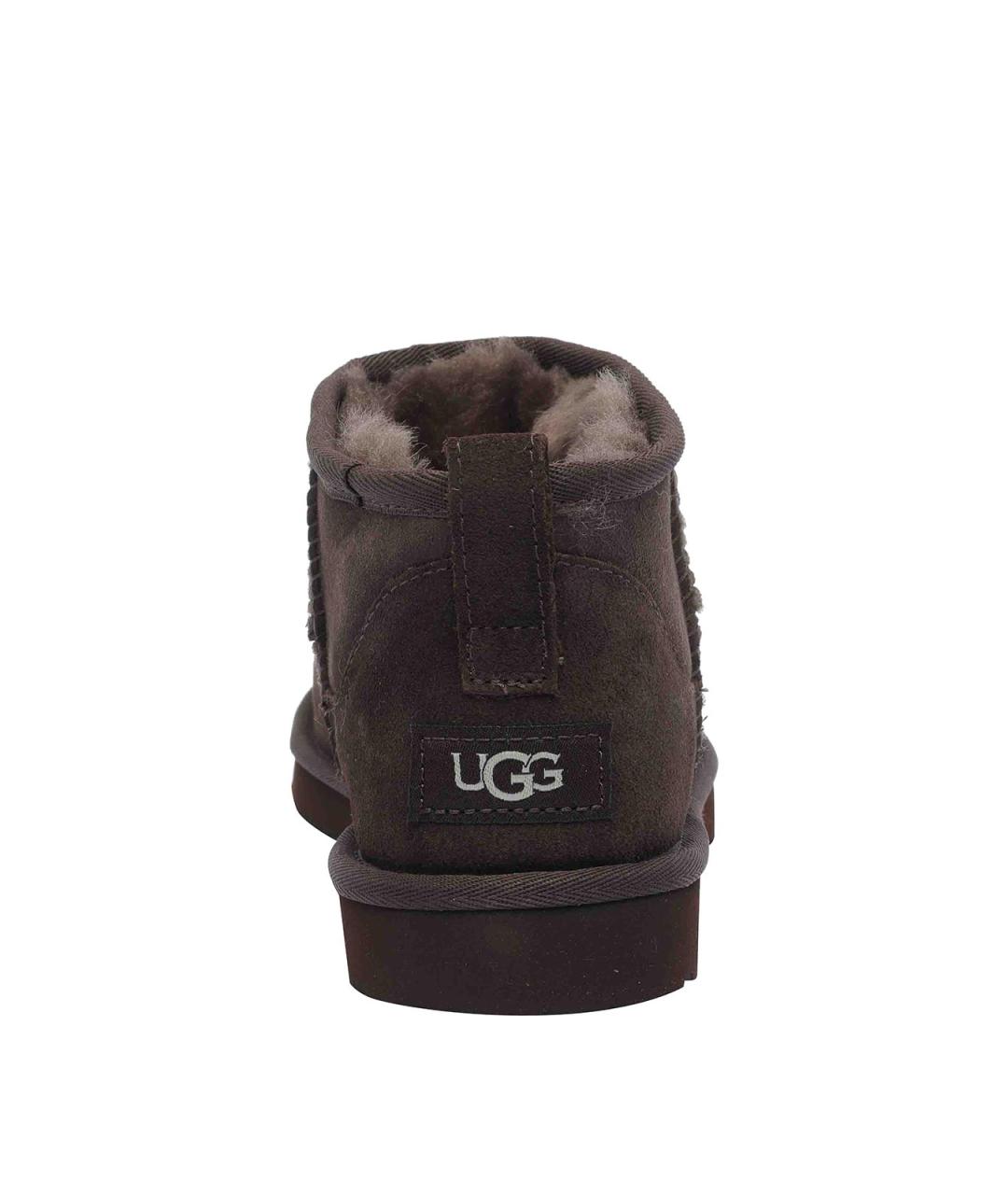 UGG Коричневые замшевые низкие ботинки, фото 4