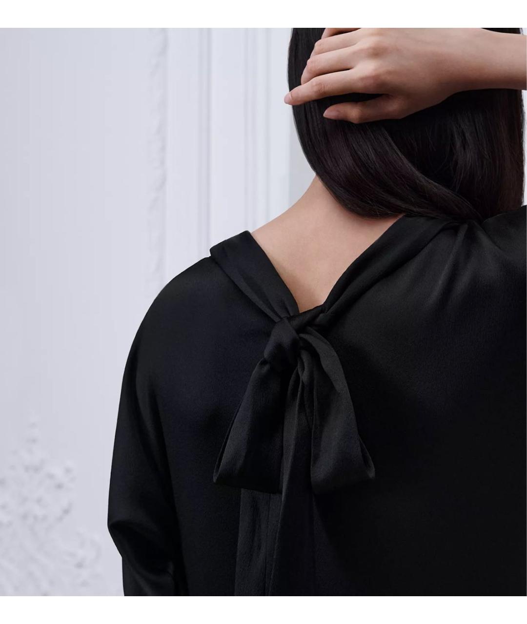 CHRISTIAN DIOR Черное ацетатное вечернее платье, фото 5