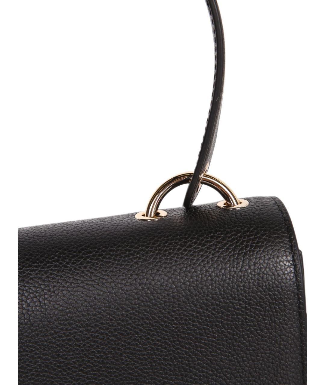 FURLA Черная кожаная сумка через плечо, фото 2
