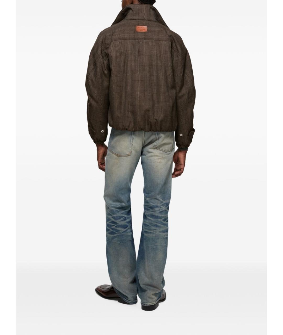 ACNE STUDIOS Коричневая шерстяная куртка, фото 4