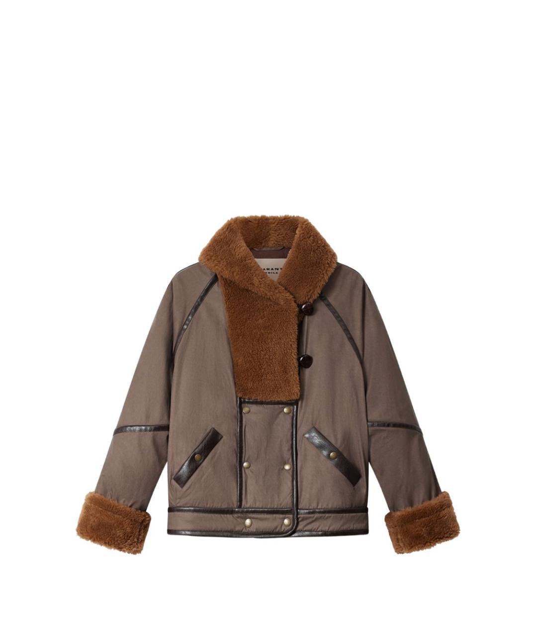 ISABEL MARANT ETOILE Бежевая полиэстеровая куртка, фото 1