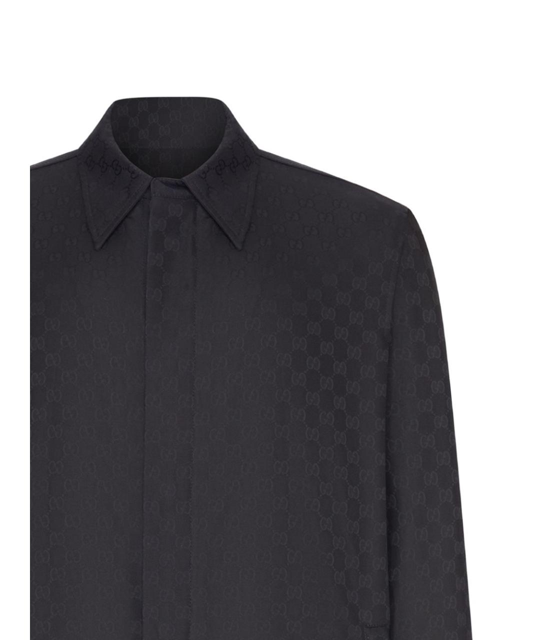 GUCCI Черная хлопковая куртка, фото 2