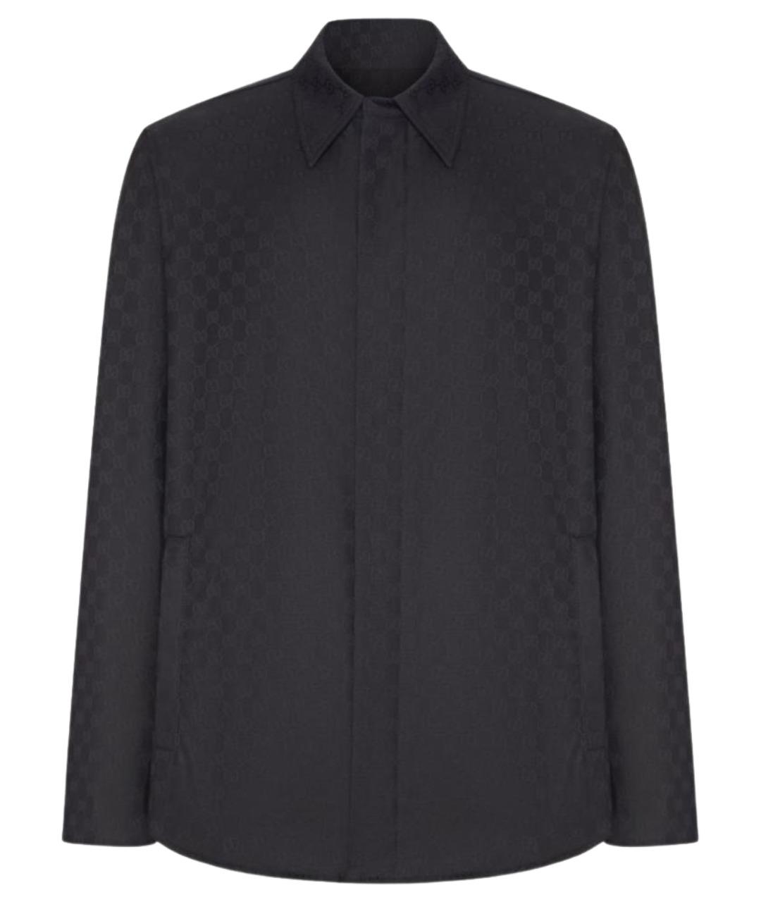 GUCCI Черная хлопковая куртка, фото 1