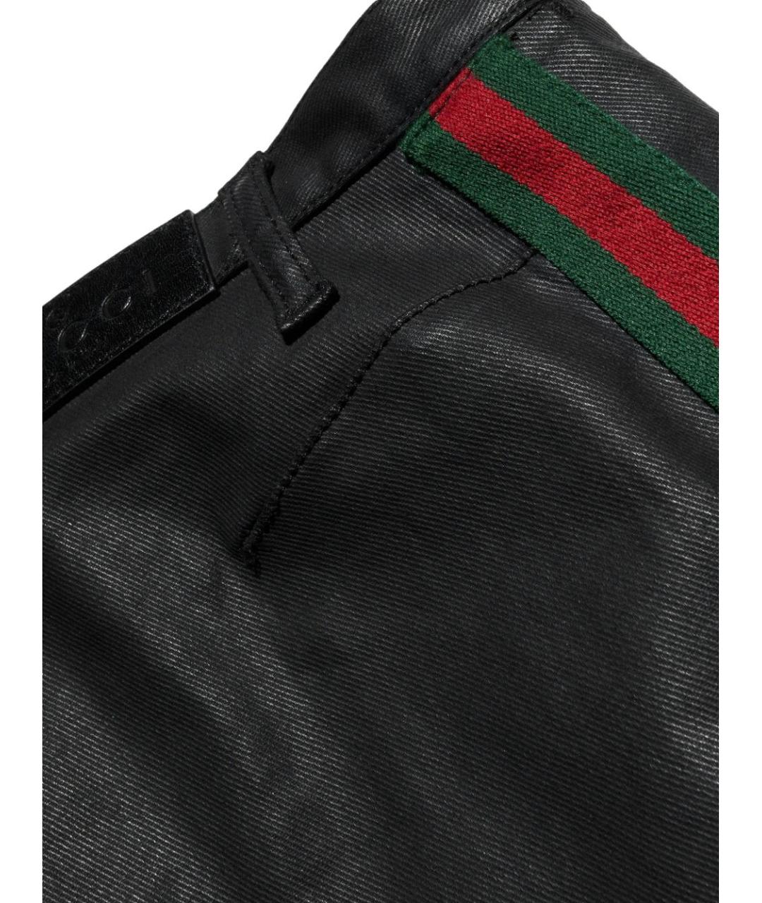 GUCCI Черные хлопковые прямые джинсы, фото 4