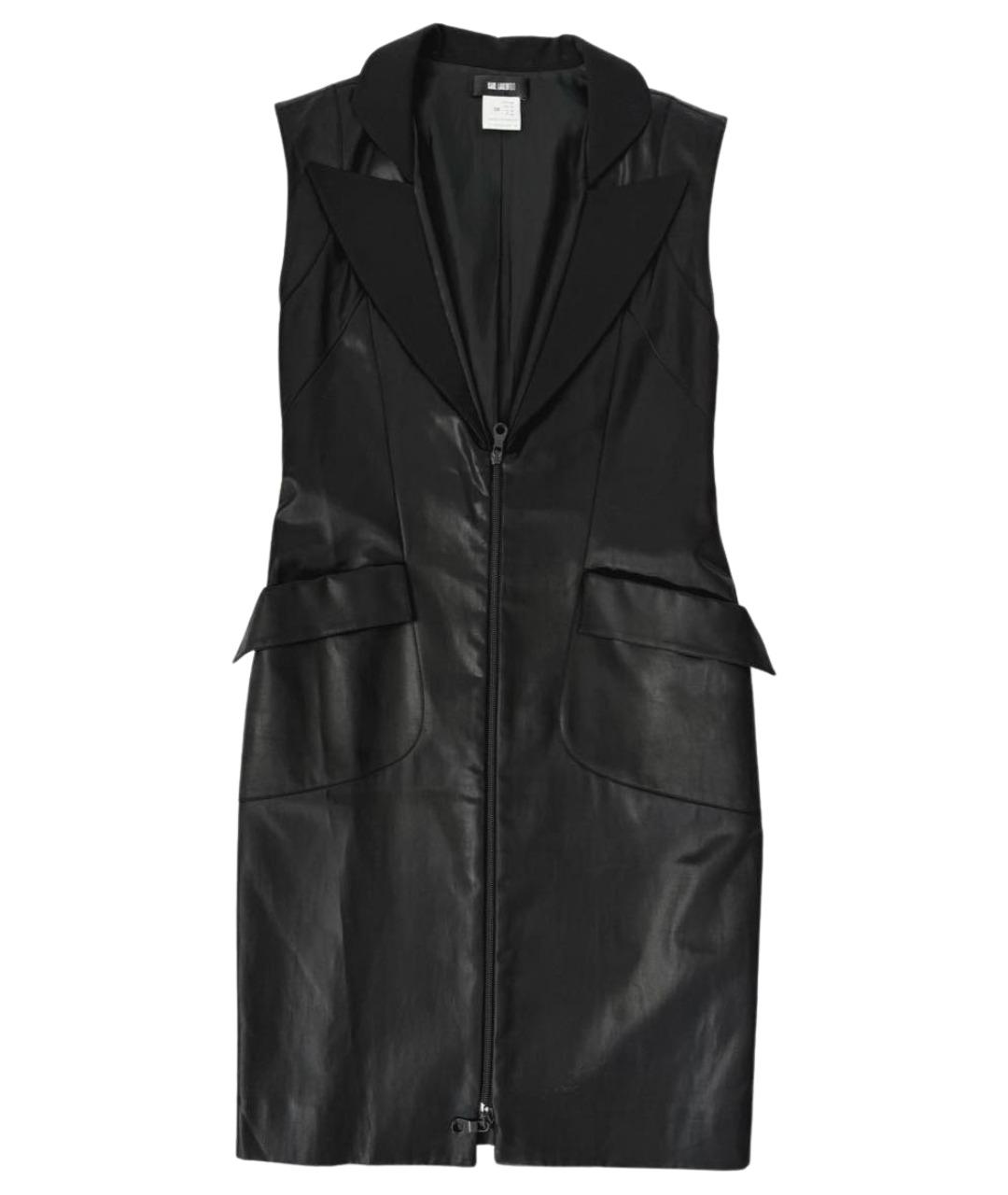 KARL LAGERFELD Черное хлопковое повседневное платье, фото 1