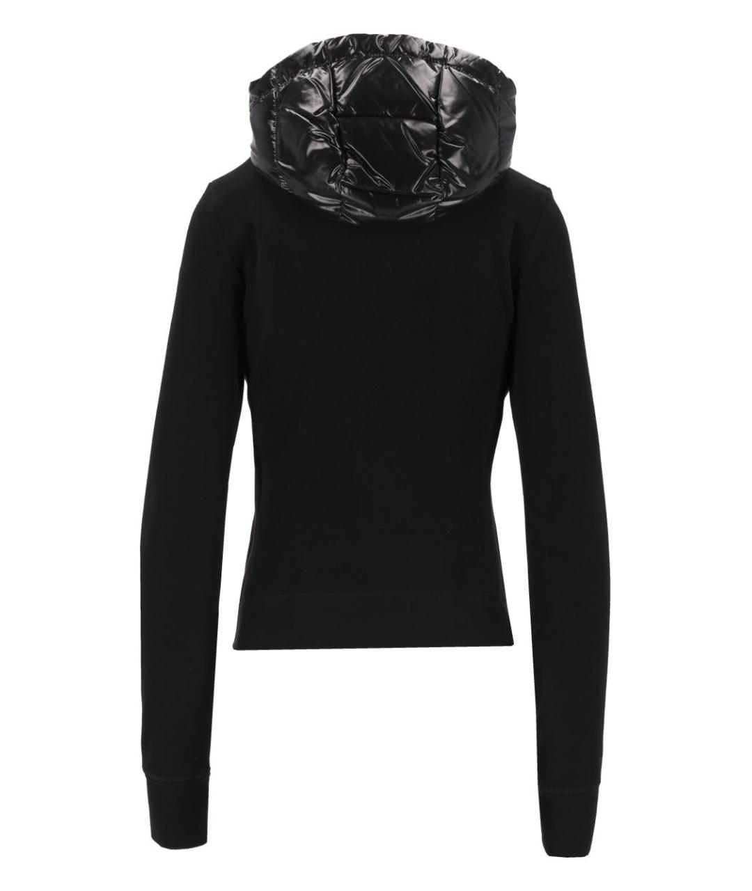 MONCLER GRENOBLE Черная полиэстеровая куртка, фото 2