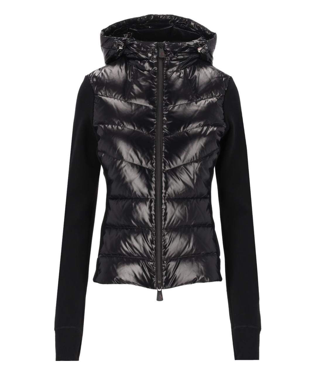 MONCLER GRENOBLE Черная полиэстеровая куртка, фото 1