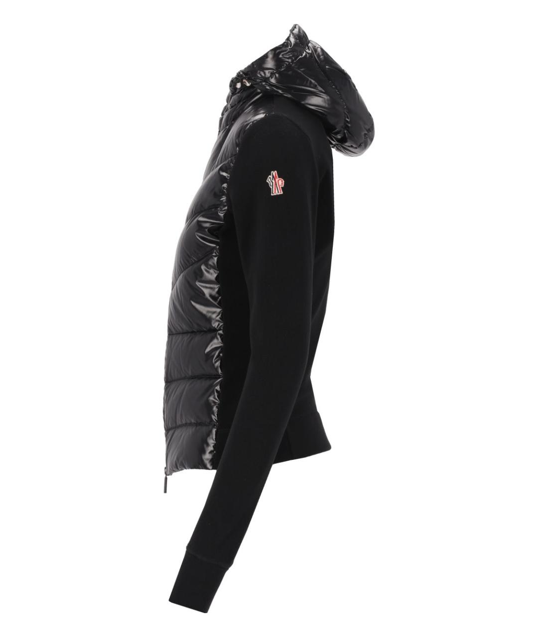 MONCLER GRENOBLE Черная полиэстеровая куртка, фото 3