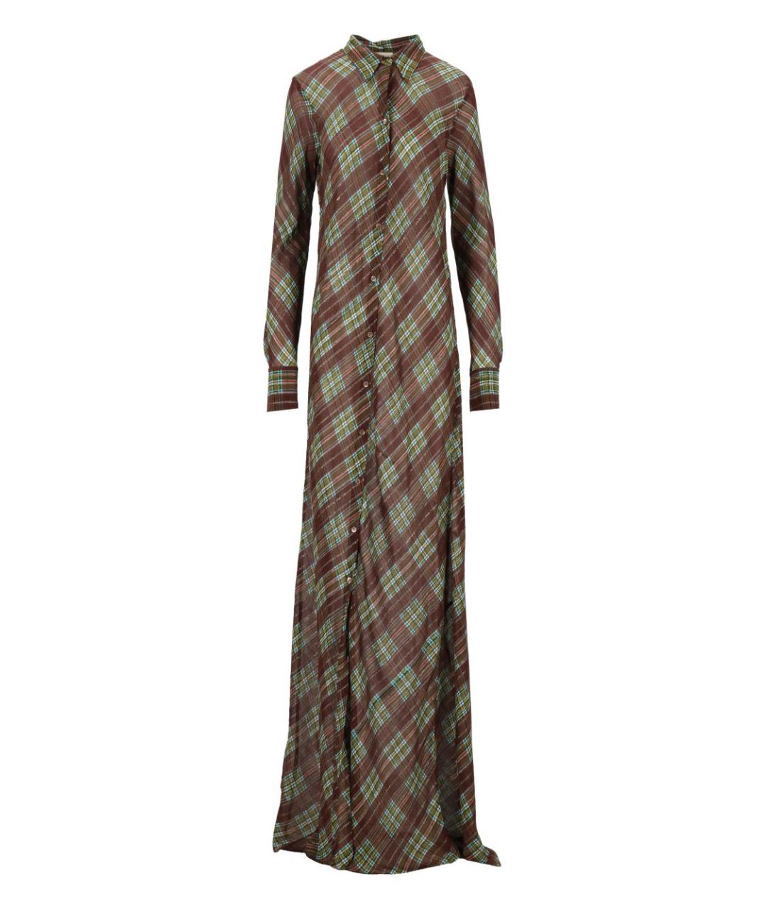 DRIES VAN NOTEN Мульти креповое повседневное платье, фото 1