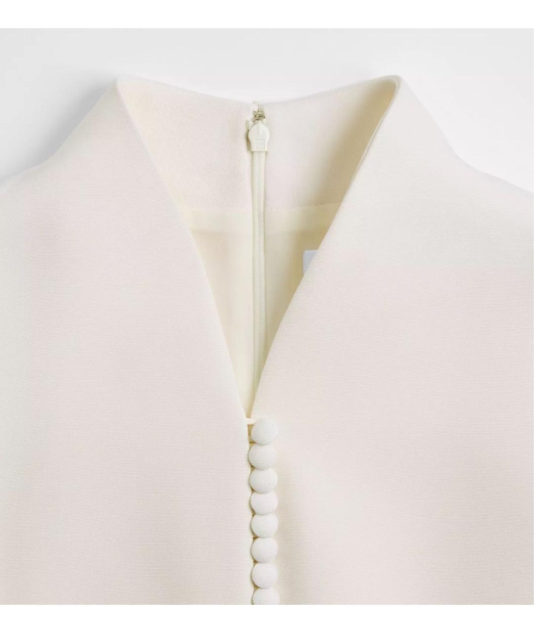 CHRISTIAN DIOR Белое шерстяное повседневное платье, фото 2