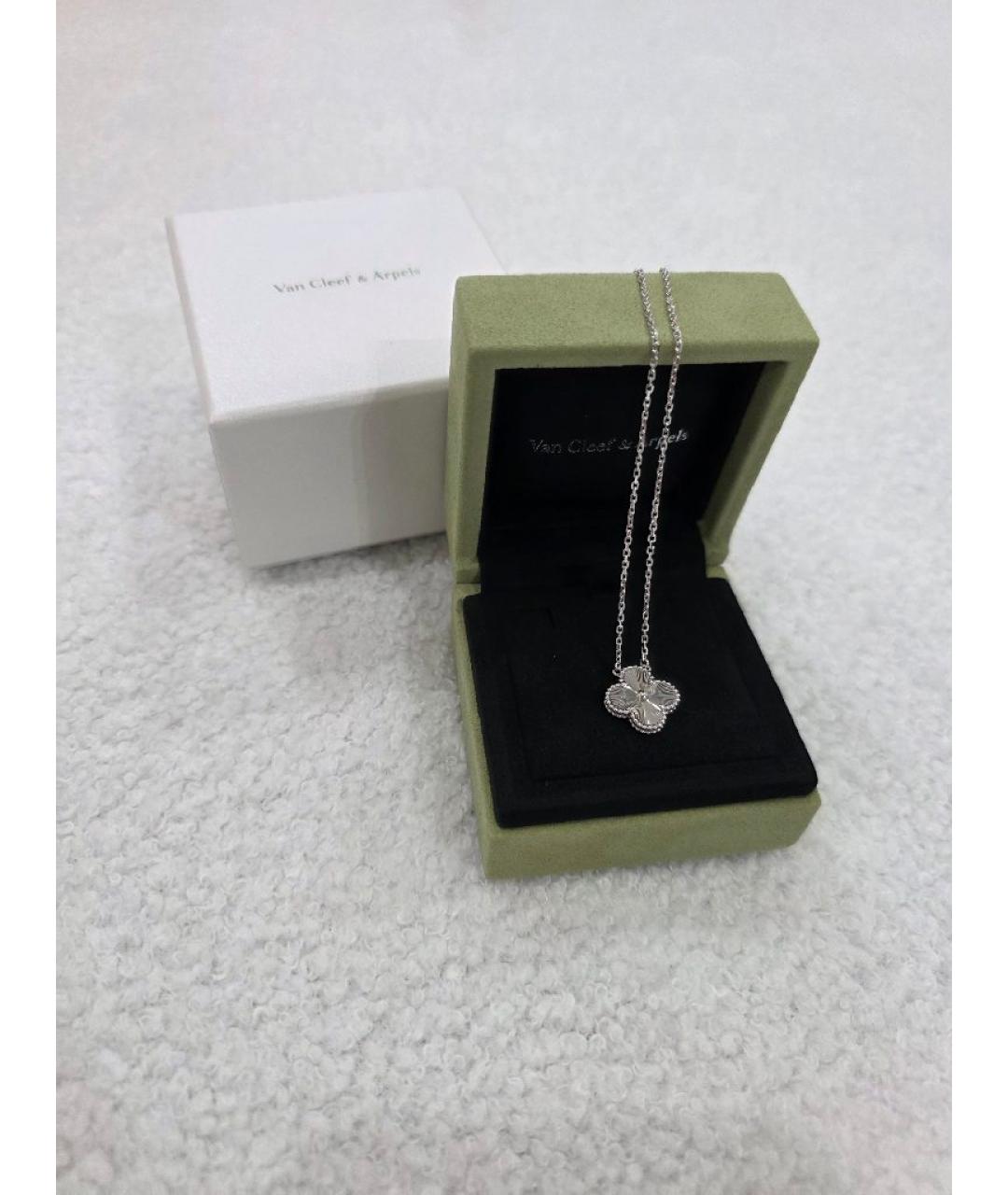 VAN CLEEF & ARPELS Серебряное колье из белого золота, фото 5