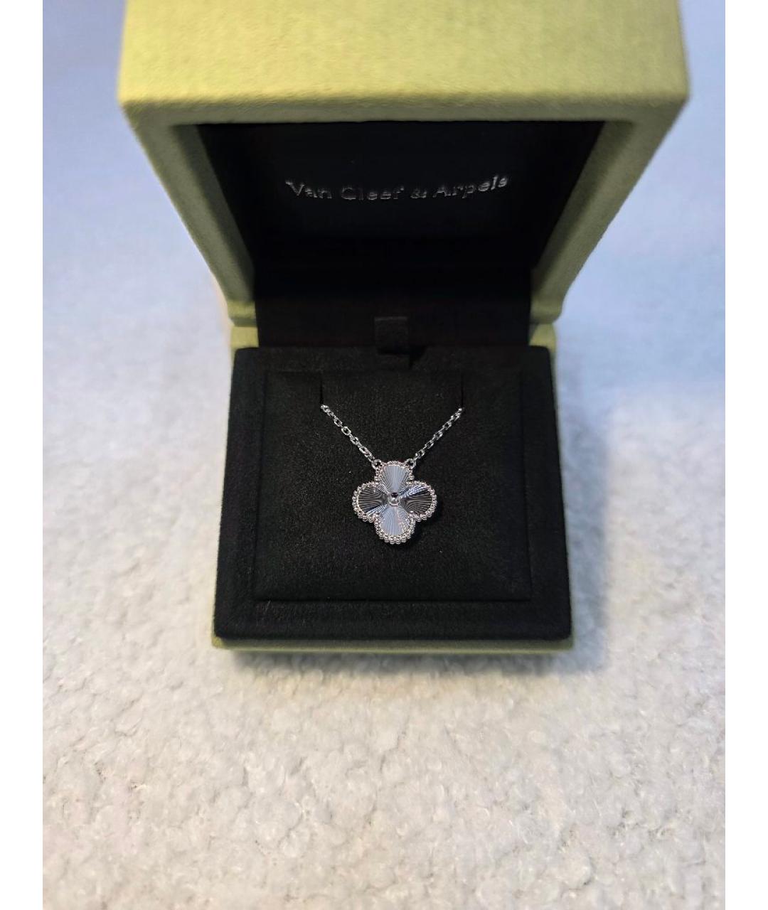 VAN CLEEF & ARPELS Серебряное колье из белого золота, фото 7