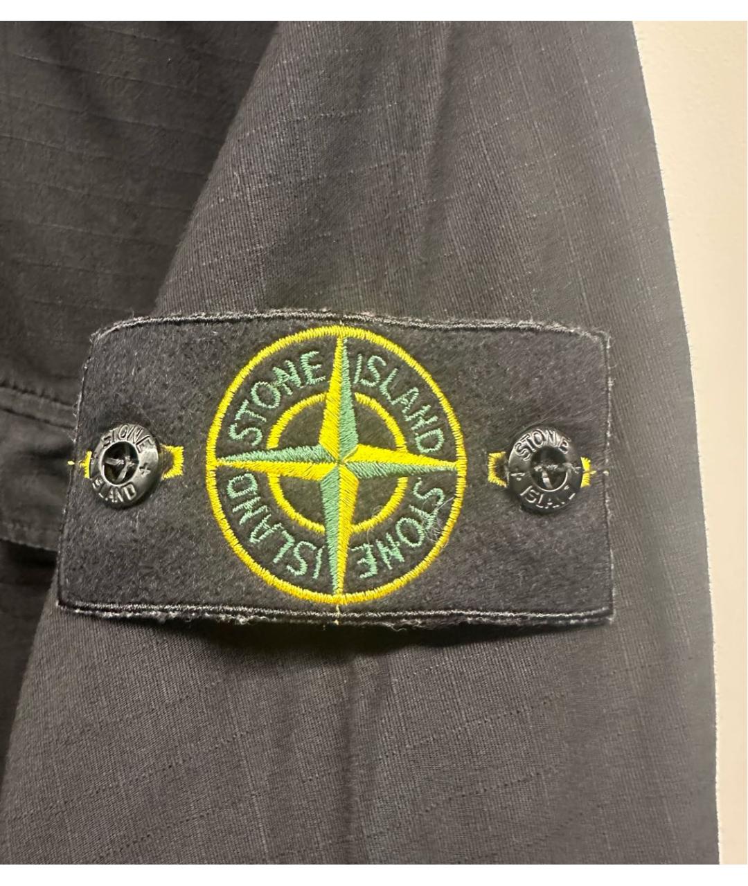 STONE ISLAND Черная куртка, фото 5